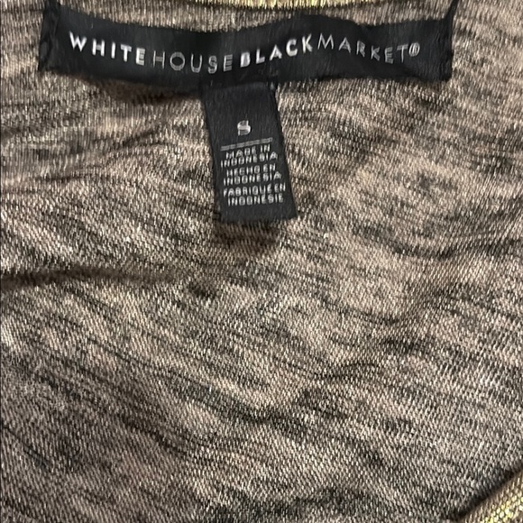 White House Black Market Gold Sleeveless Top - Picture 6 of 6
